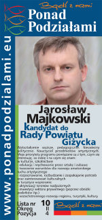 Jarosław Majkowski kandydat do Rady Powiatu Giżycka